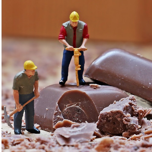 Chocolat et Figurine 500